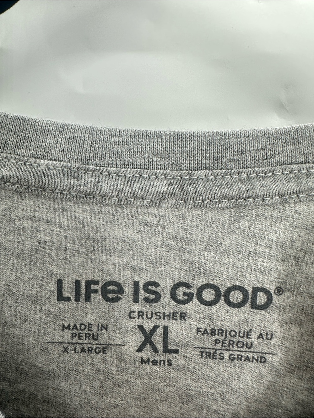 Life Is Good Crusher Tee Men's XL Winter Birds Christmas Long Sleeve NWT - Picture 3 of 8